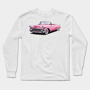 Pink Classic Barbie Car Long Sleeve T-Shirt